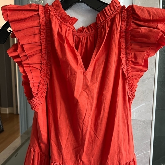 ULLA JOHNSON Joan Tiered Ruffle Dress - Picture 7 of 11